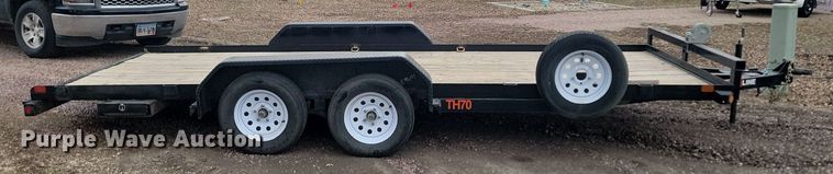 image for item LA9741 2021 Contract Manufacturing  Orange Line TH70 utility trailer