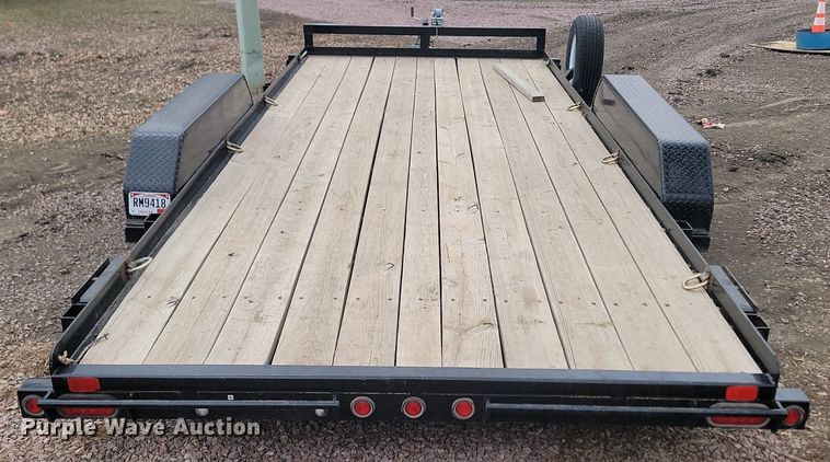 image for item LA9741 2021 Contract Manufacturing  Orange Line TH70 utility trailer