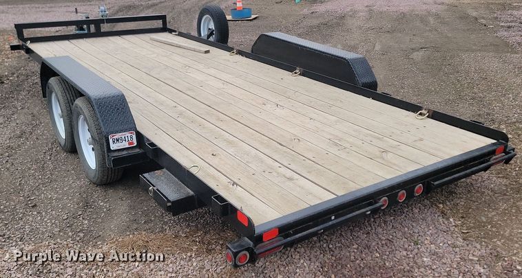 image for item LA9741 2021 Contract Manufacturing  Orange Line TH70 utility trailer