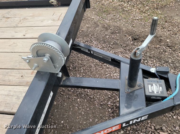 image for item LA9741 2021 Contract Manufacturing  Orange Line TH70 utility trailer