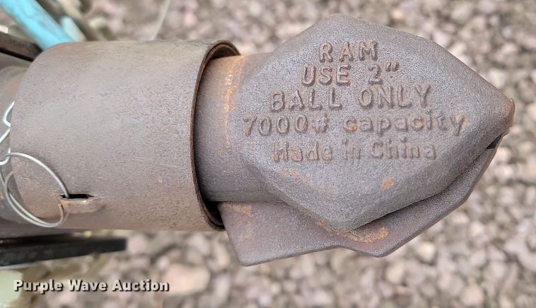 image for item LA9741 2021 Contract Manufacturing  Orange Line TH70 utility trailer