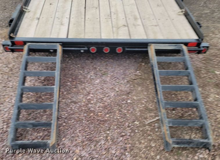 image for item LA9741 2021 Contract Manufacturing  Orange Line TH70 utility trailer