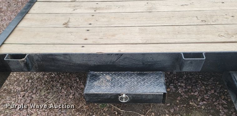 image for item LA9741 2021 Contract Manufacturing  Orange Line TH70 utility trailer