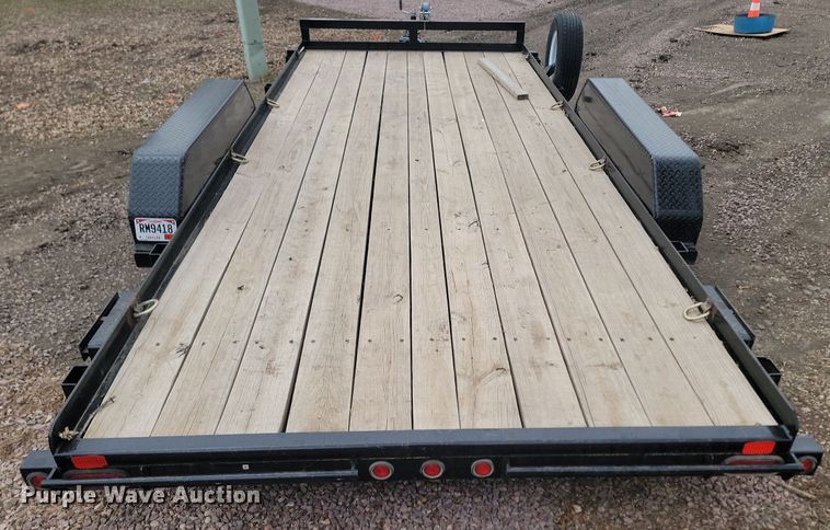 image for item LA9741 2021 Contract Manufacturing  Orange Line TH70 utility trailer