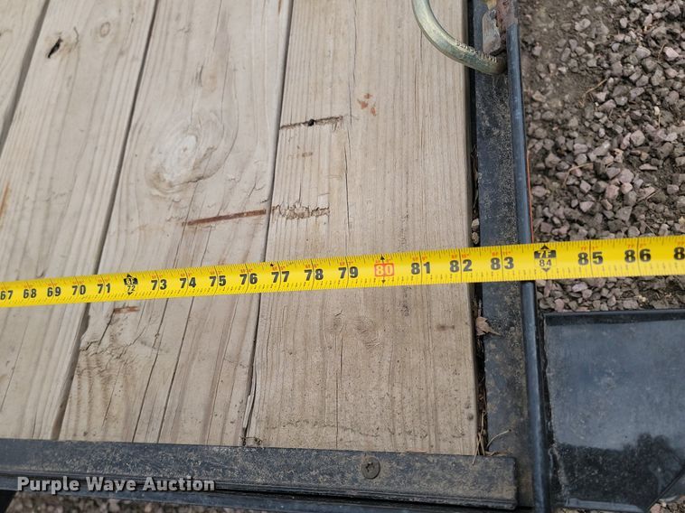 image for item LA9741 2021 Contract Manufacturing  Orange Line TH70 utility trailer