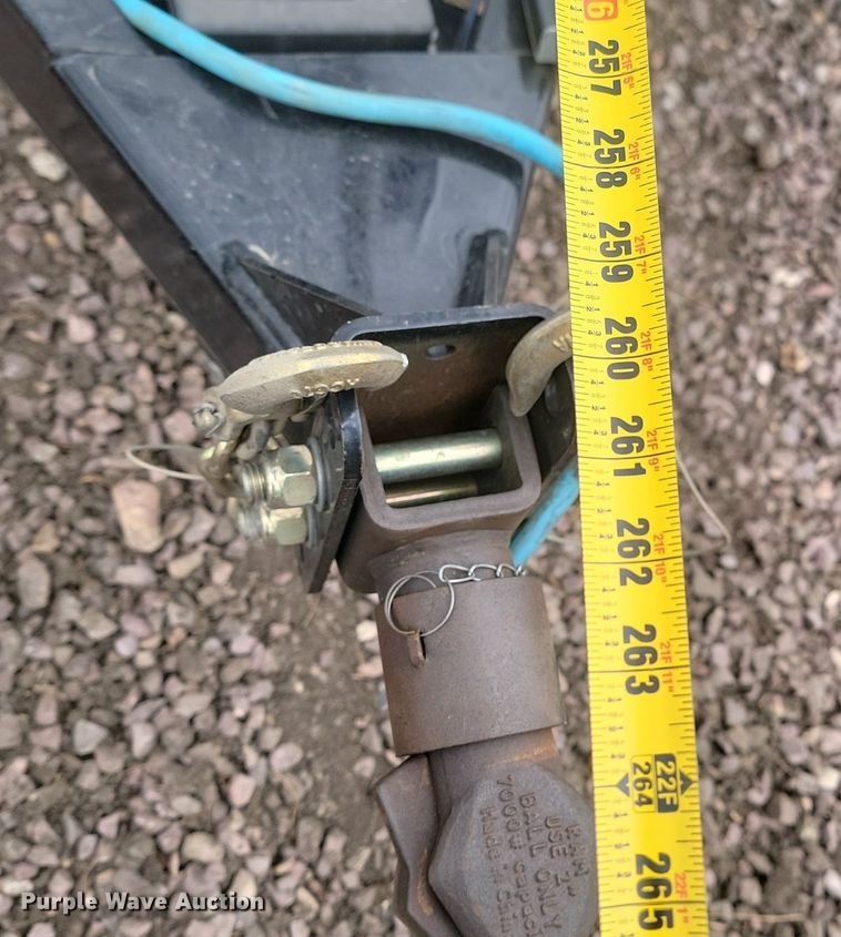 image for item LA9741 2021 Contract Manufacturing  Orange Line TH70 utility trailer