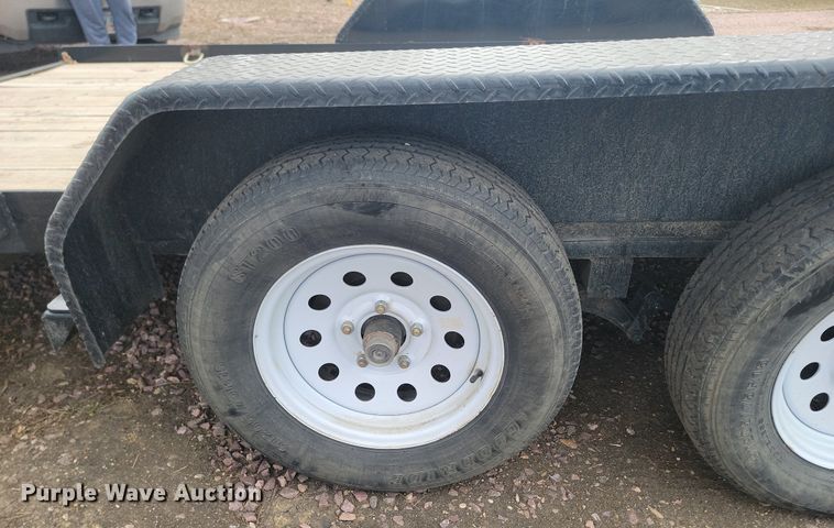 image for item LA9741 2021 Contract Manufacturing  Orange Line TH70 utility trailer