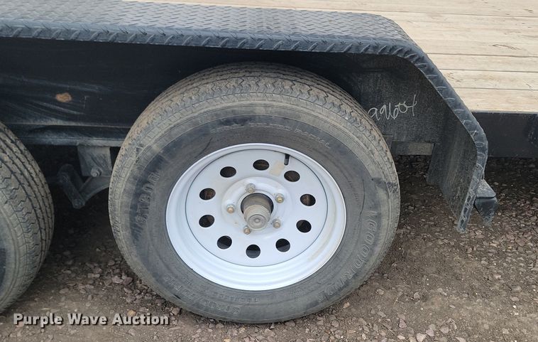 image for item LA9741 2021 Contract Manufacturing  Orange Line TH70 utility trailer