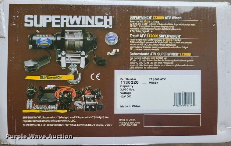 image for item LC9856 Superwinch winch