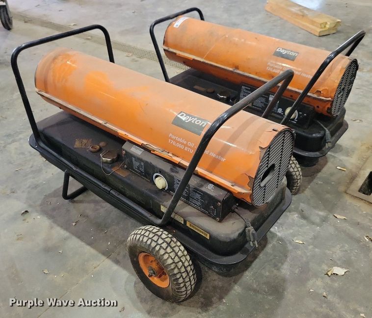 image for item LC9859 (2) Dayton shop heaters