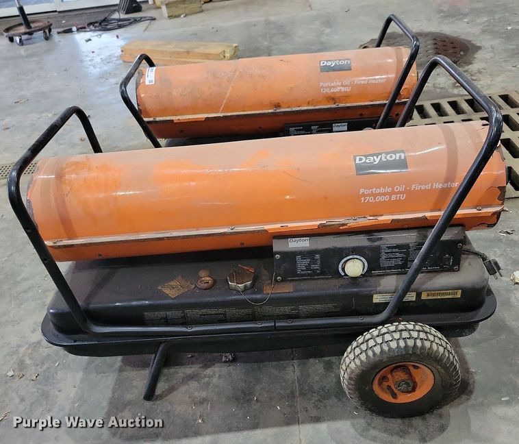 image for item LC9859 (2) Dayton shop heaters