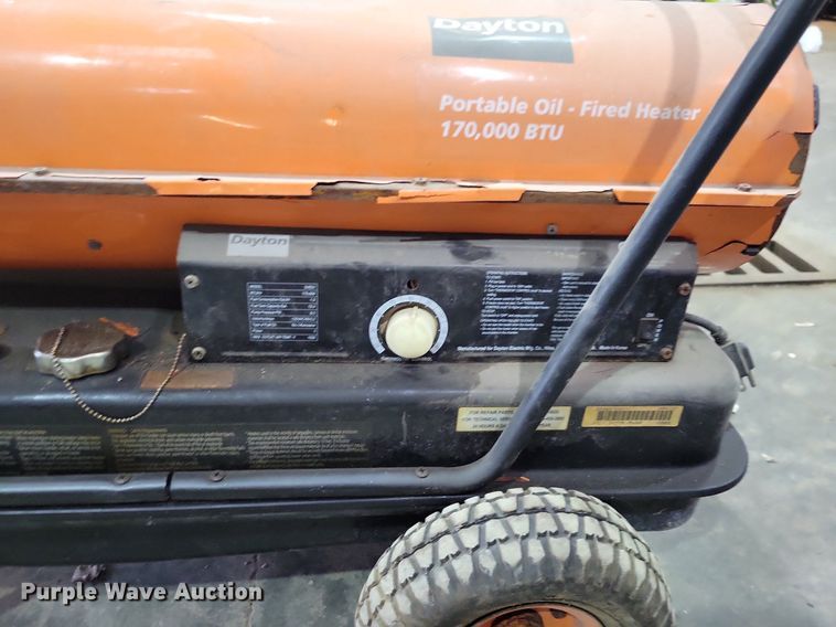 image for item LC9859 (2) Dayton shop heaters