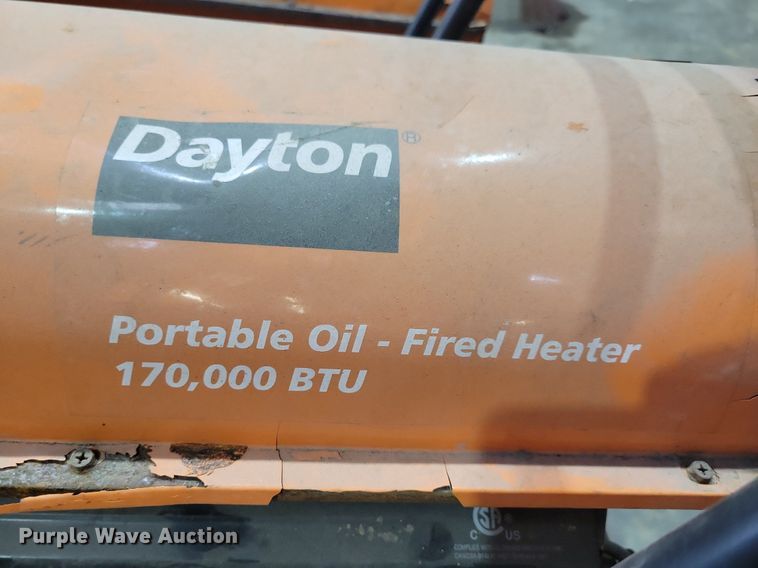 image for item LC9859 (2) Dayton shop heaters