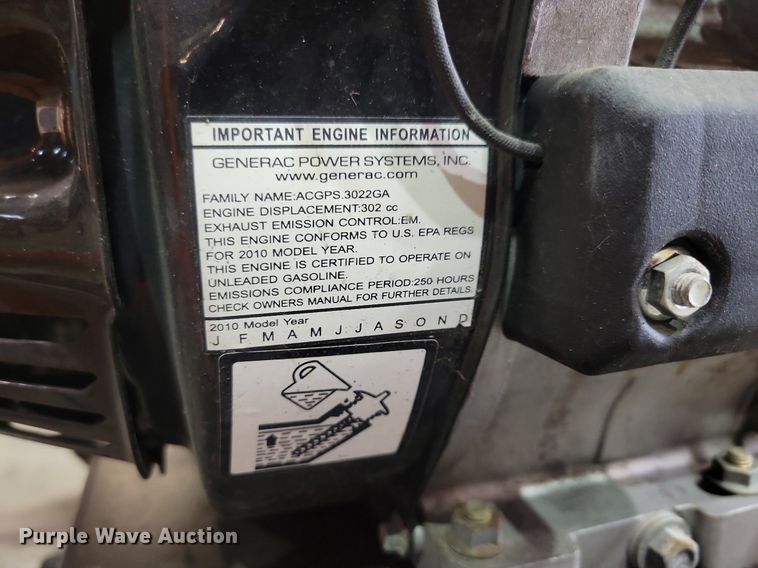 image for item LC9860 Generac Professional Grade pressure washer