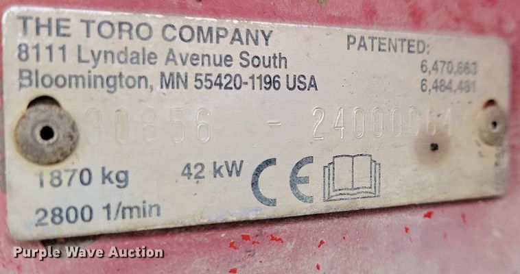 image for item LC9861 Toro Groundsmaster 4500D  lawn mower