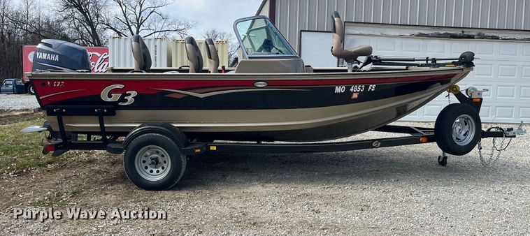 image for item LE9010 2011 G3 Angler V172F boat