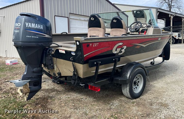 image for item LE9010 2011 G3 Angler V172F boat