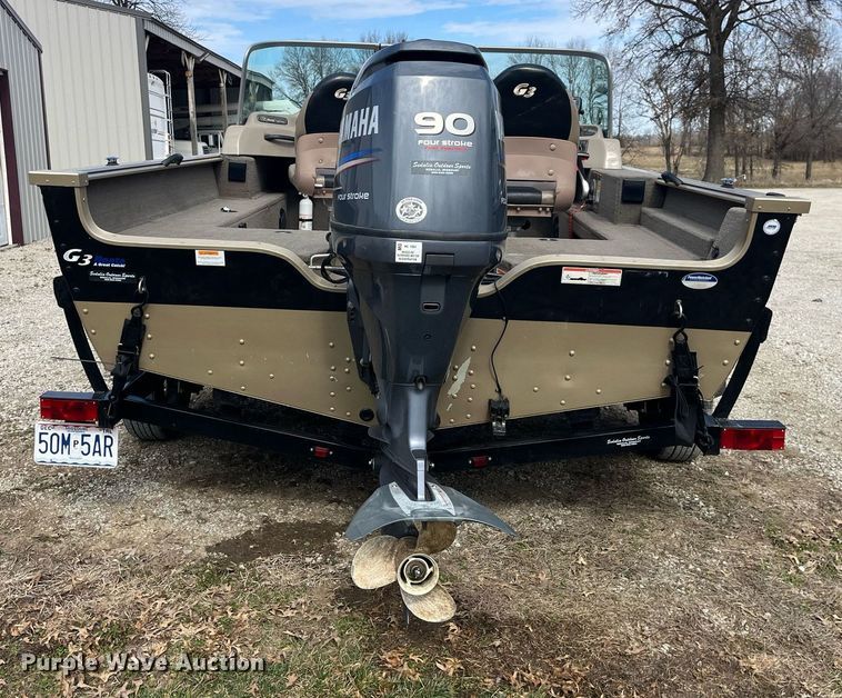 image for item LE9010 2011 G3 Angler V172F boat