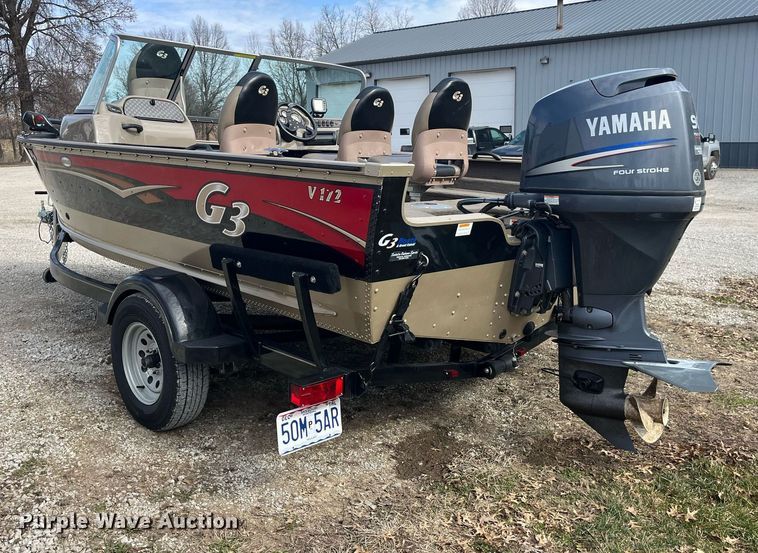 image for item LE9010 2011 G3 Angler V172F boat