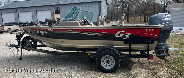 image for item LE9010 2011 G3 Angler V172F boat