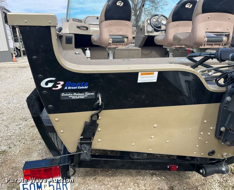 image for item LE9010 2011 G3 Angler V172F boat