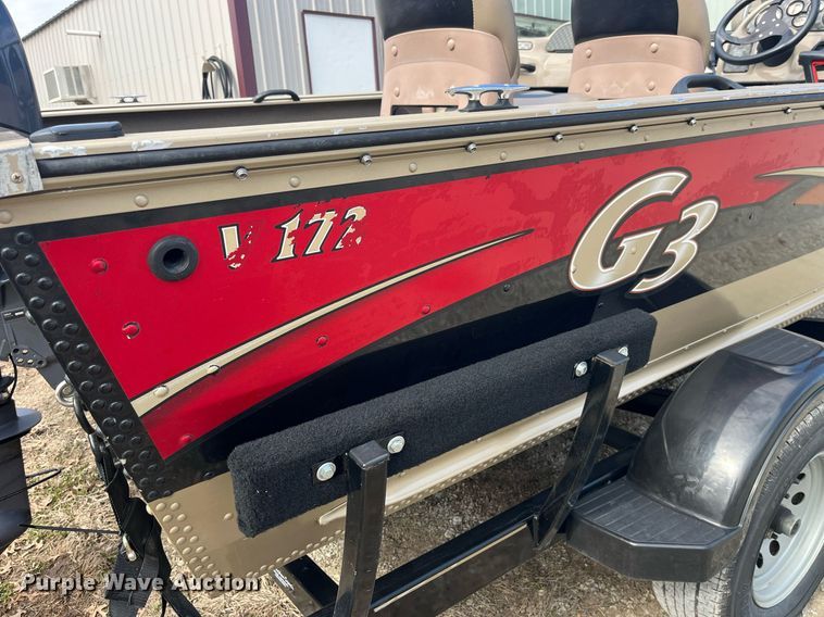 image for item LE9010 2011 G3 Angler V172F boat