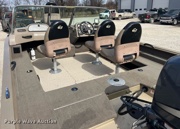 image for item LE9010 2011 G3 Angler V172F boat