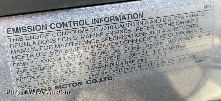 image for item LE9010 2011 G3 Angler V172F boat