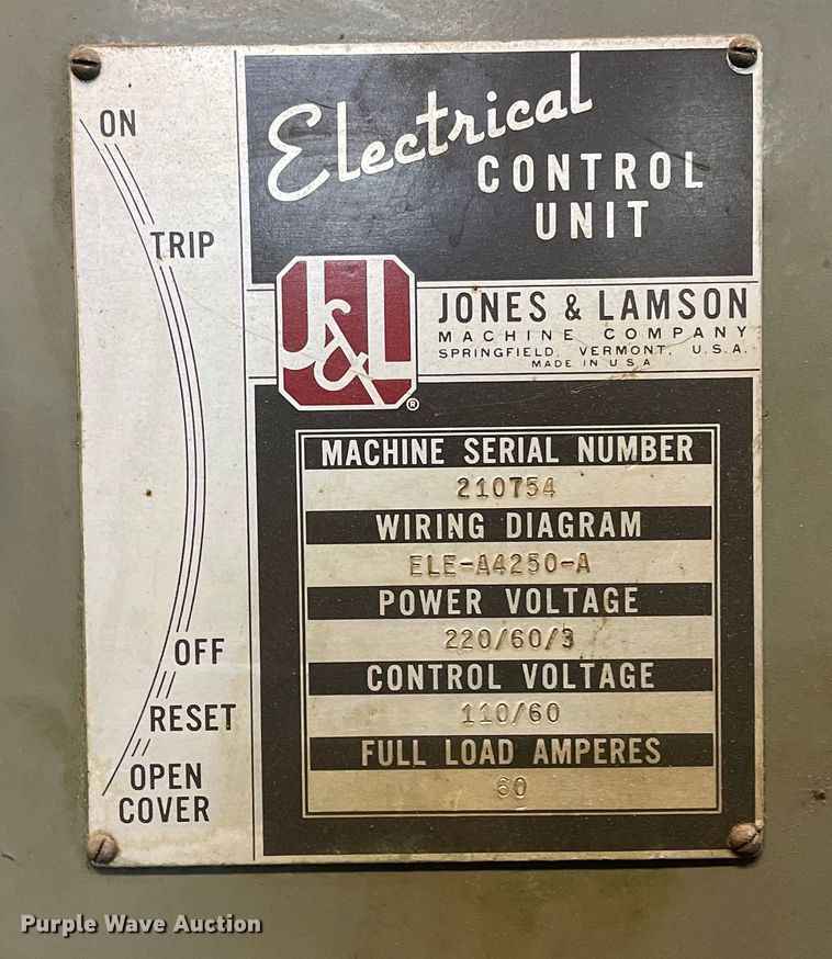 image for item LW9009 (5) Jones & Lamson manual turret lathes 