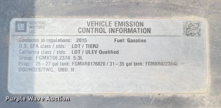 image for item MJ9005 2015 Chevrolet Silverado 1500 Double Cab pickup truck