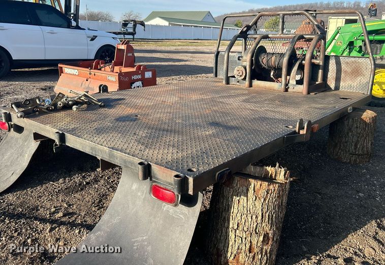image for item NB9323 Steel winch flatbed