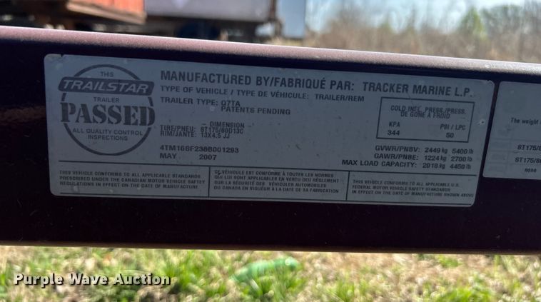 image for item NB9333 1981 Thunderbird F-20 LS boat