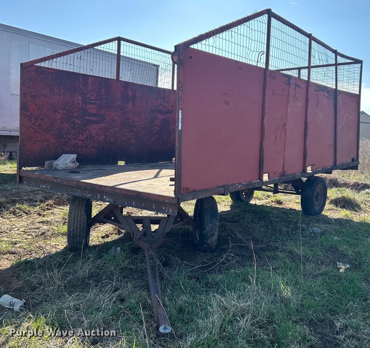 image for item NB9334 Shop Built hay trailer