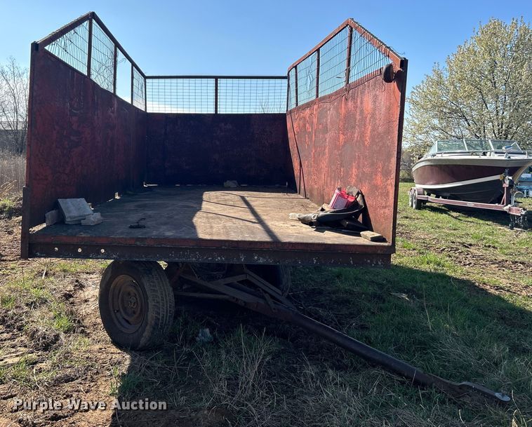 image for item NB9334 Shop Built hay trailer
