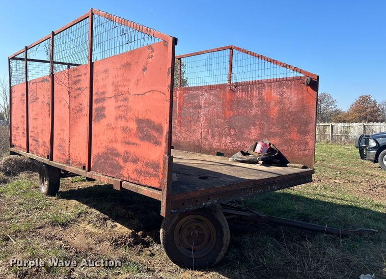 image for item NB9334 Shop Built hay trailer