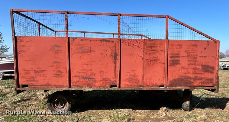 image for item NB9334 Shop Built hay trailer