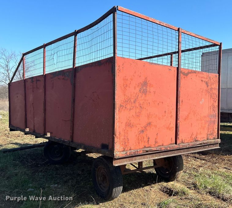 image for item NB9334 Shop Built hay trailer