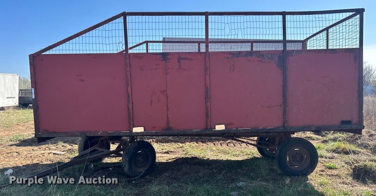 image for item NB9334 Shop Built hay trailer