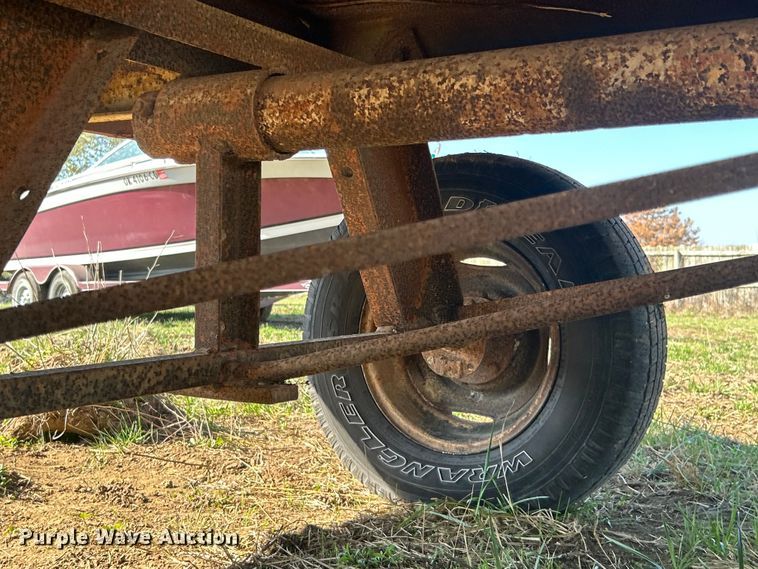 image for item NB9334 Shop Built hay trailer