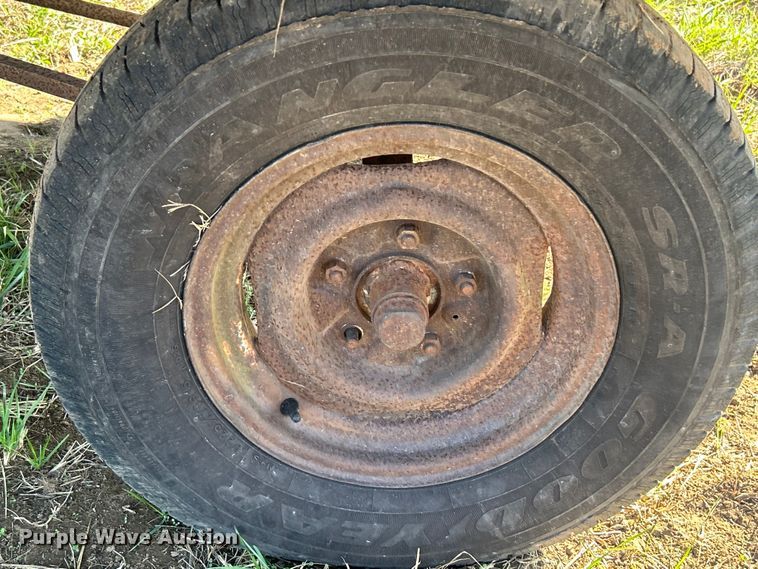 image for item NB9334 Shop Built hay trailer