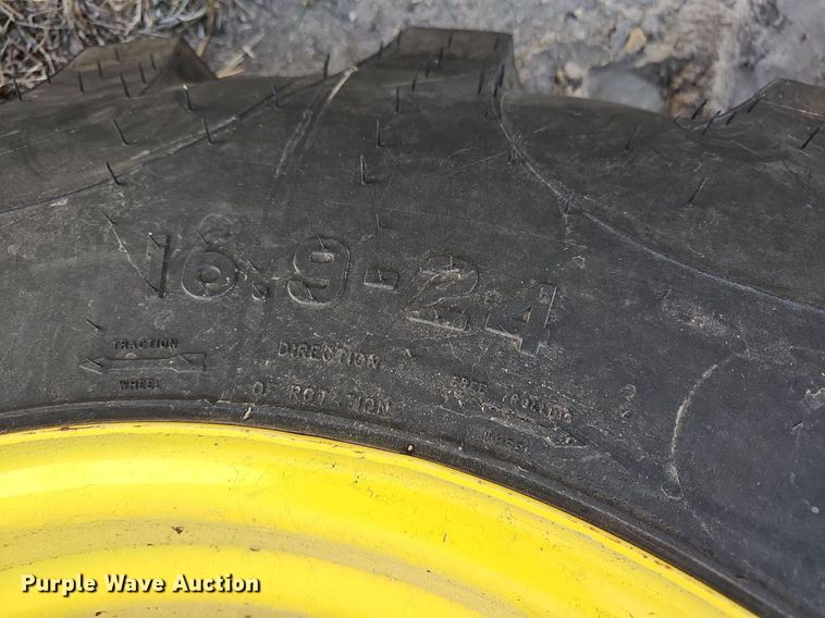 image for item NE9540 (4) used Titan tractor tires and wheels