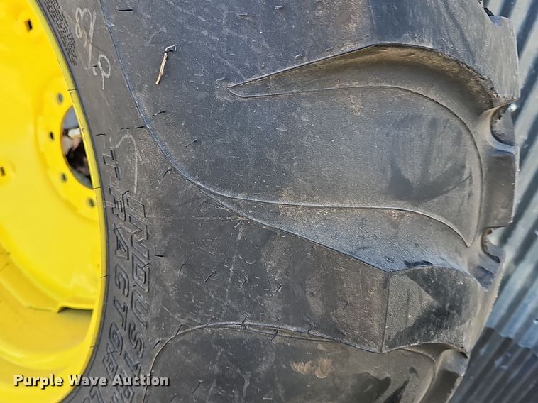 image for item NE9540 (4) used Titan tractor tires and wheels