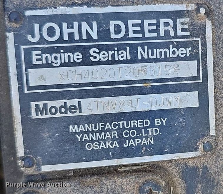 image for item NE9541 2007 John Deere 1600 series II lawn mower