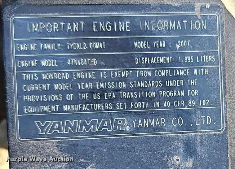 image for item NE9541 2007 John Deere 1600 series II lawn mower