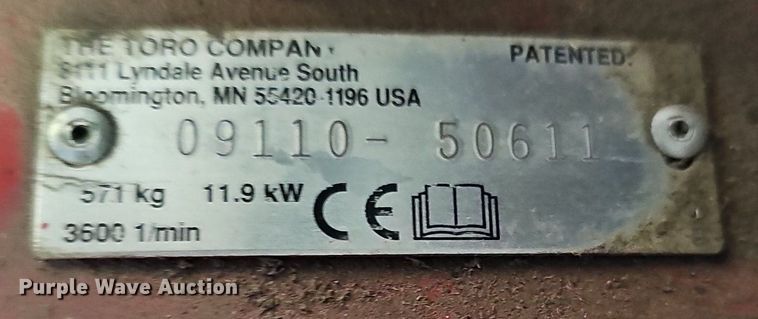 image for item NE9545 Toro Greens aerator