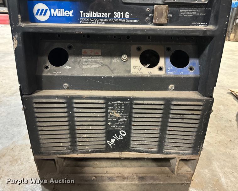 image for item NF9393 Miller Trailblazer 301G welder/generator