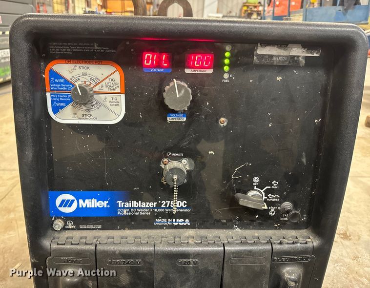 image for item NF9394 Miller Trailblazer 275DC welder/generator