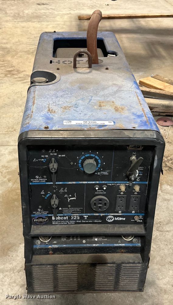 image for item NF9396 Miller Bobcat 225 T welder/generator