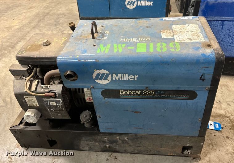 image for item NF9397 Miller Bobcat 225 welder/generator