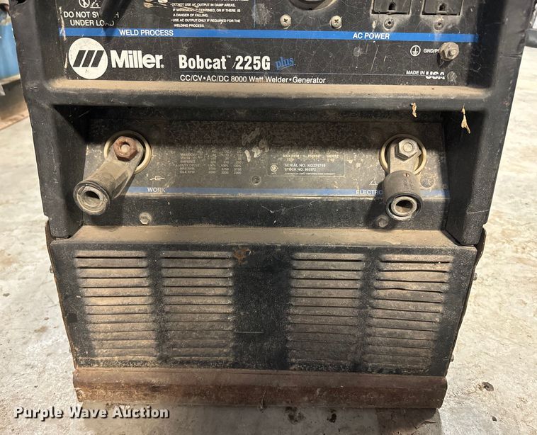 image for item NF9397 Miller Bobcat 225 welder/generator